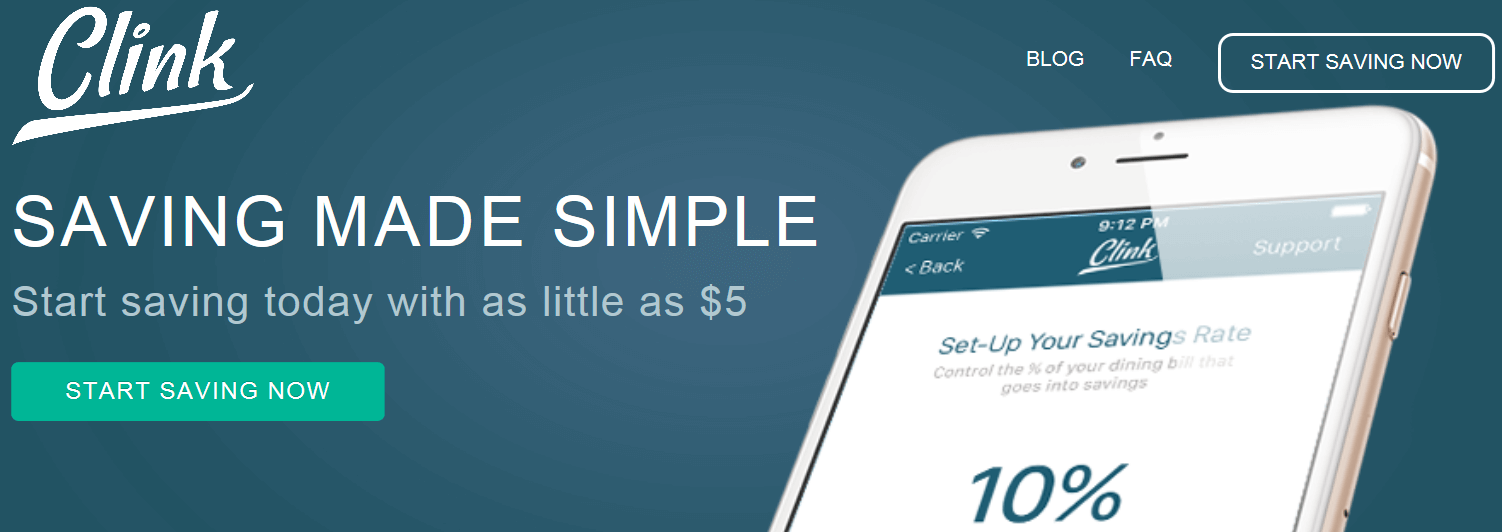 Clink | Saving made simple Clink | Saving made simple