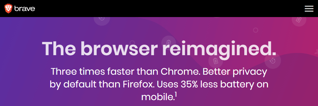 Brave mobile browser solution