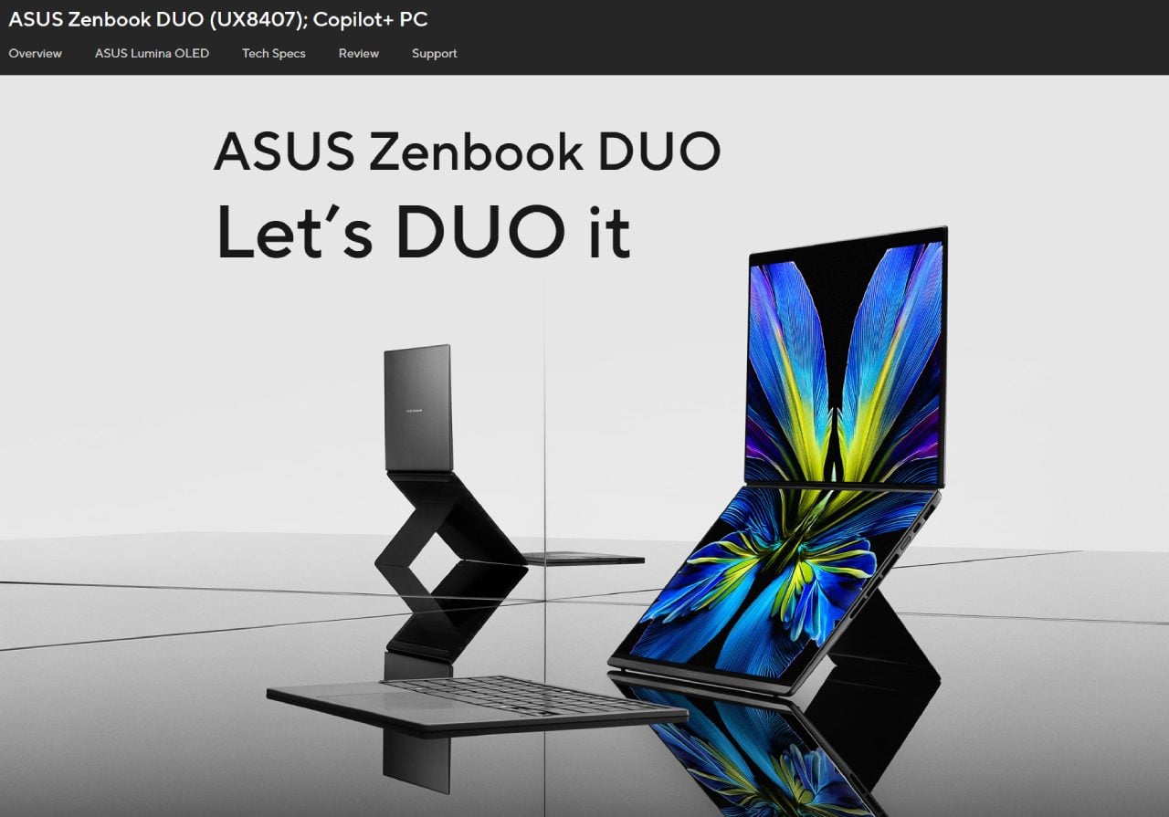 asus zenbook duo ux8407