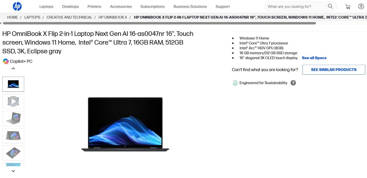 hp omnibook x flip as0047nr